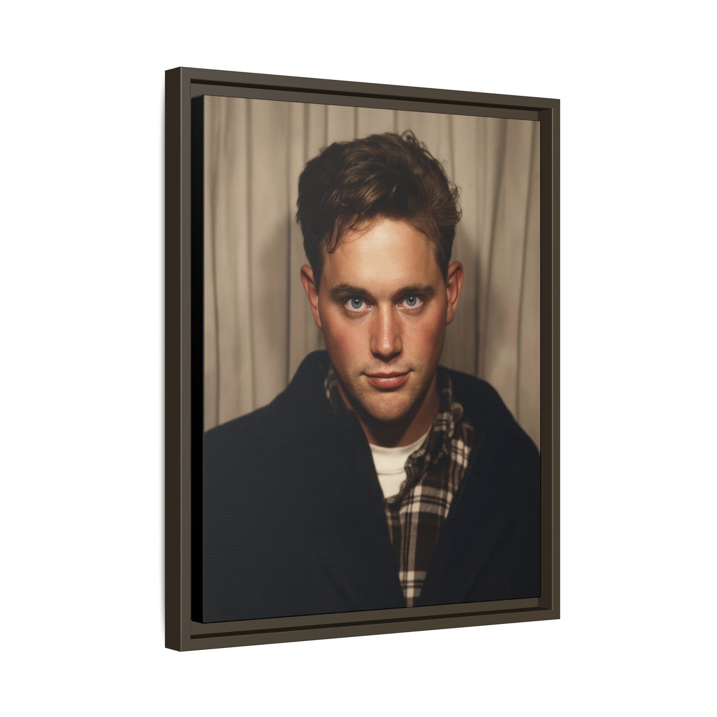 celibataire 001 | Framed Vintage Photo - Matte Canvas