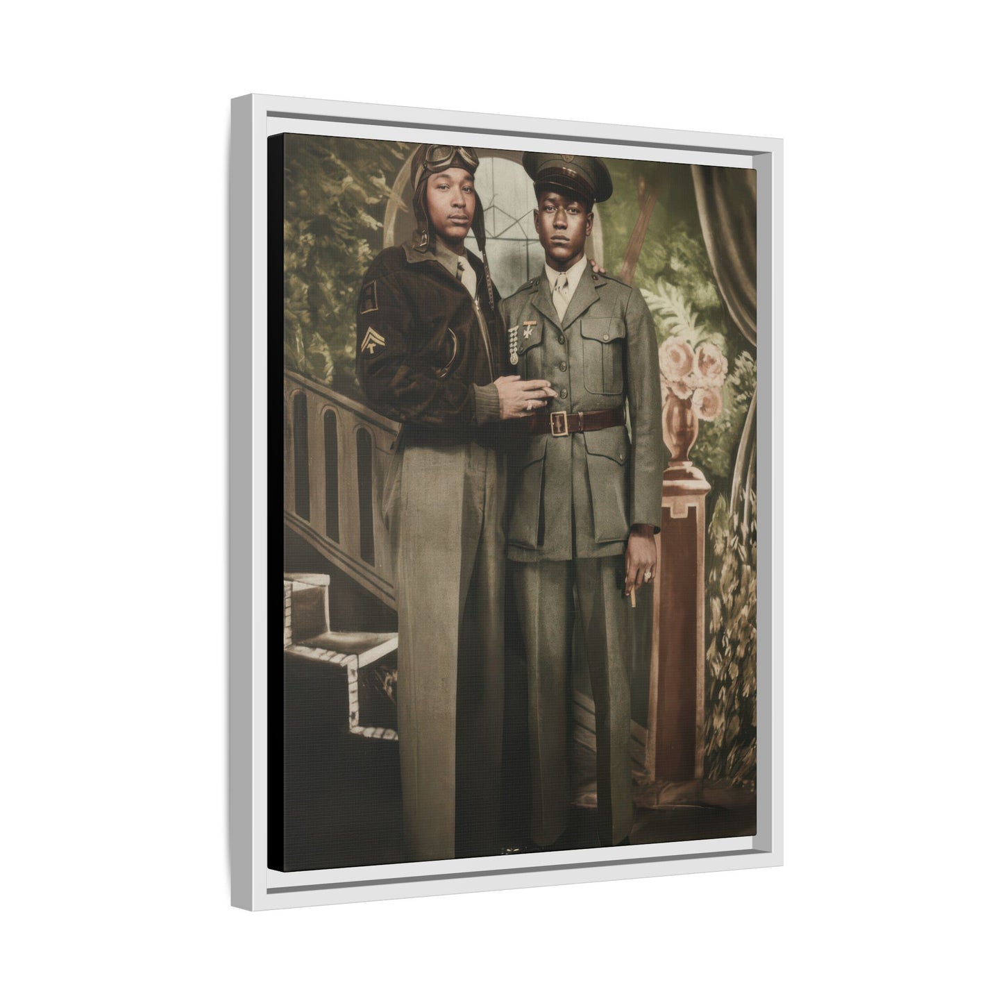 paire 120 | Framed Vintage Photo - Matte Canvas