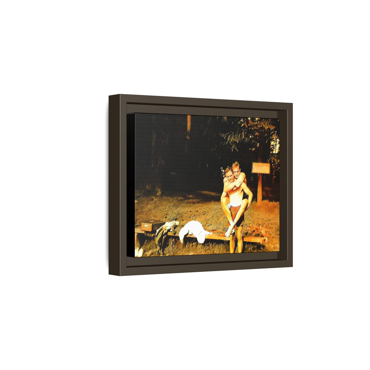 nager 009 | Framed Vintage Photo - Matte Canvas