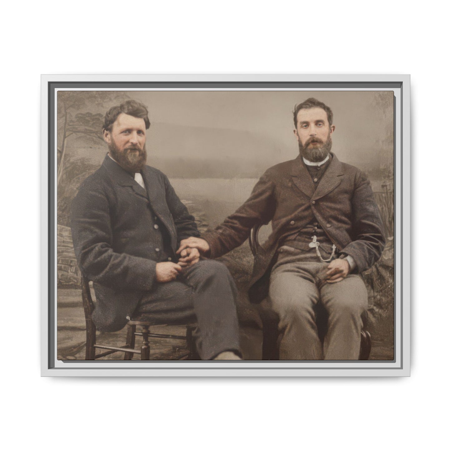 paire 110 | Framed Vintage Photo - Matte Canvas