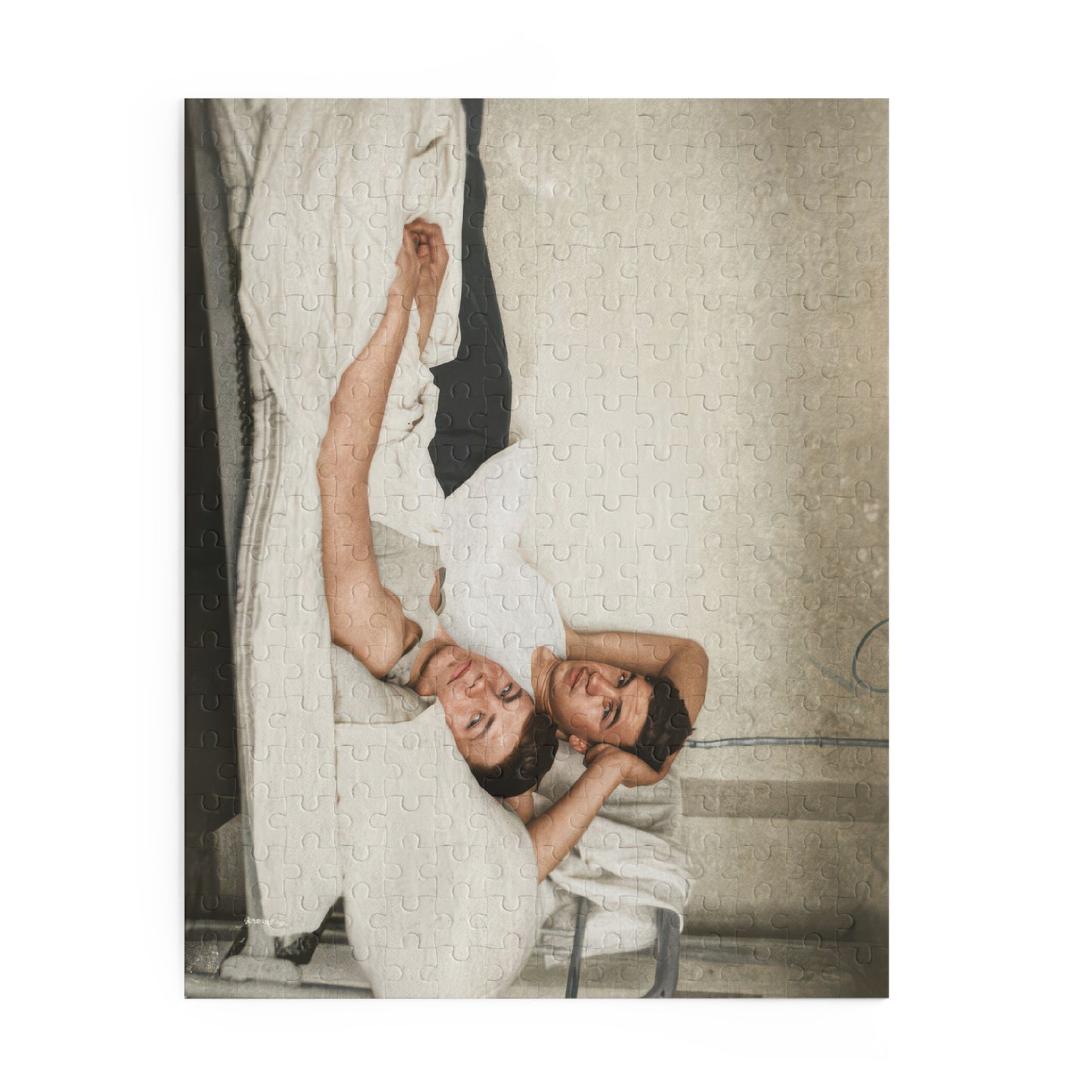 Quiet Barracks Companions | Restored Historical Jigsaw Puzzle | paire 146