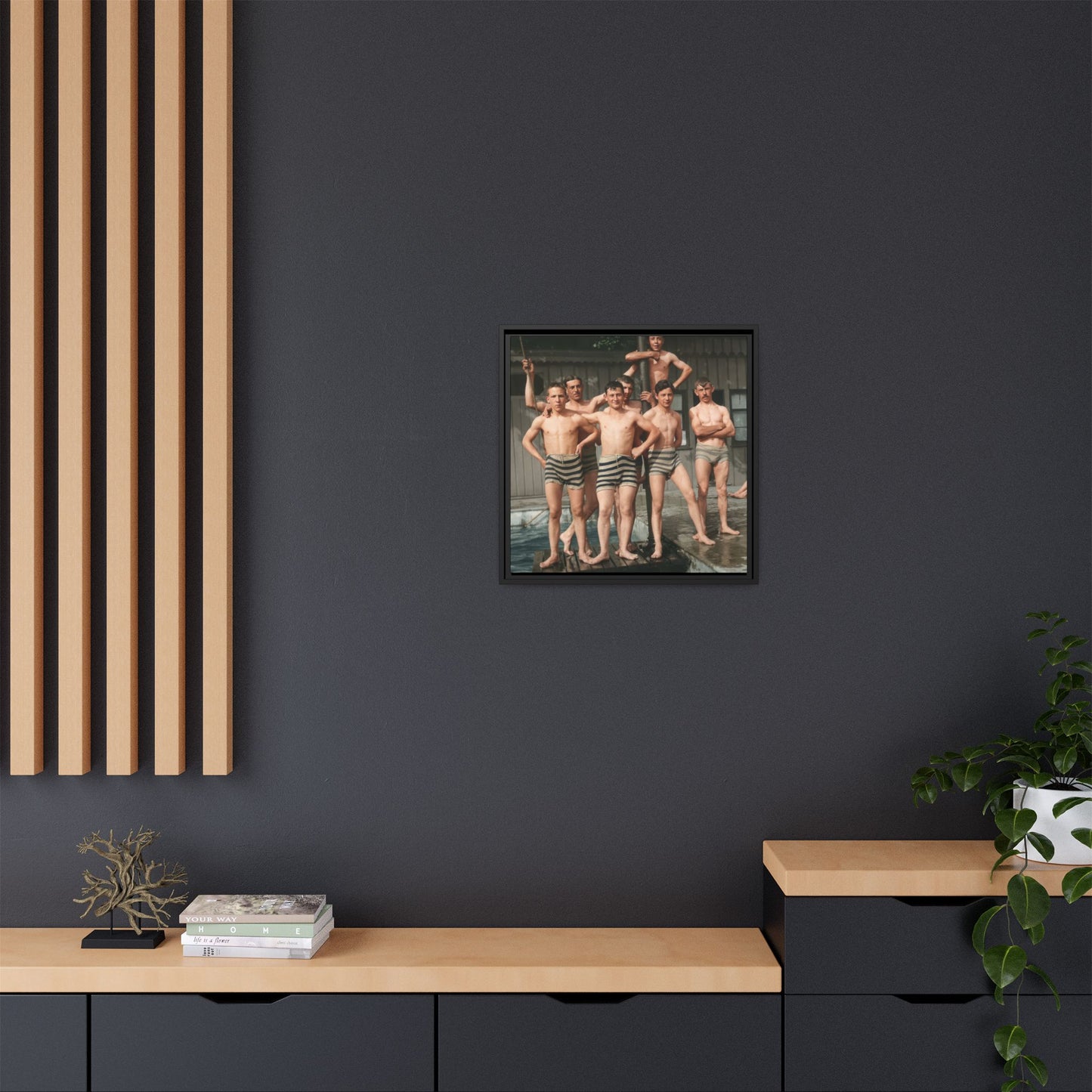 nager 010 | Framed Vintage Photo - Matte Canvas