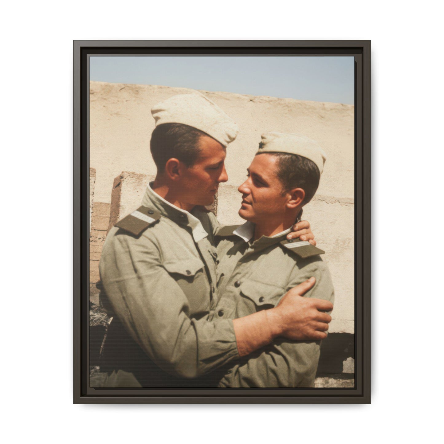 paire 133 | Framed Vintage Photo - Matte Canvas