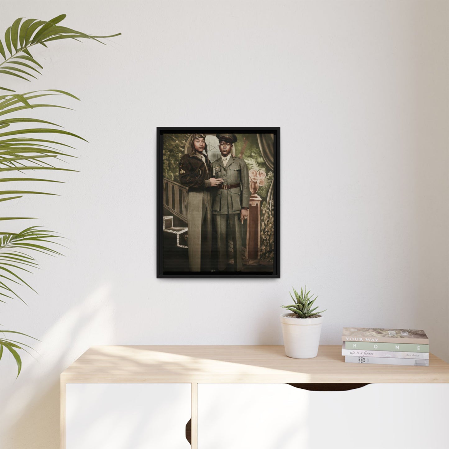 paire 120 | Framed Vintage Photo - Matte Canvas