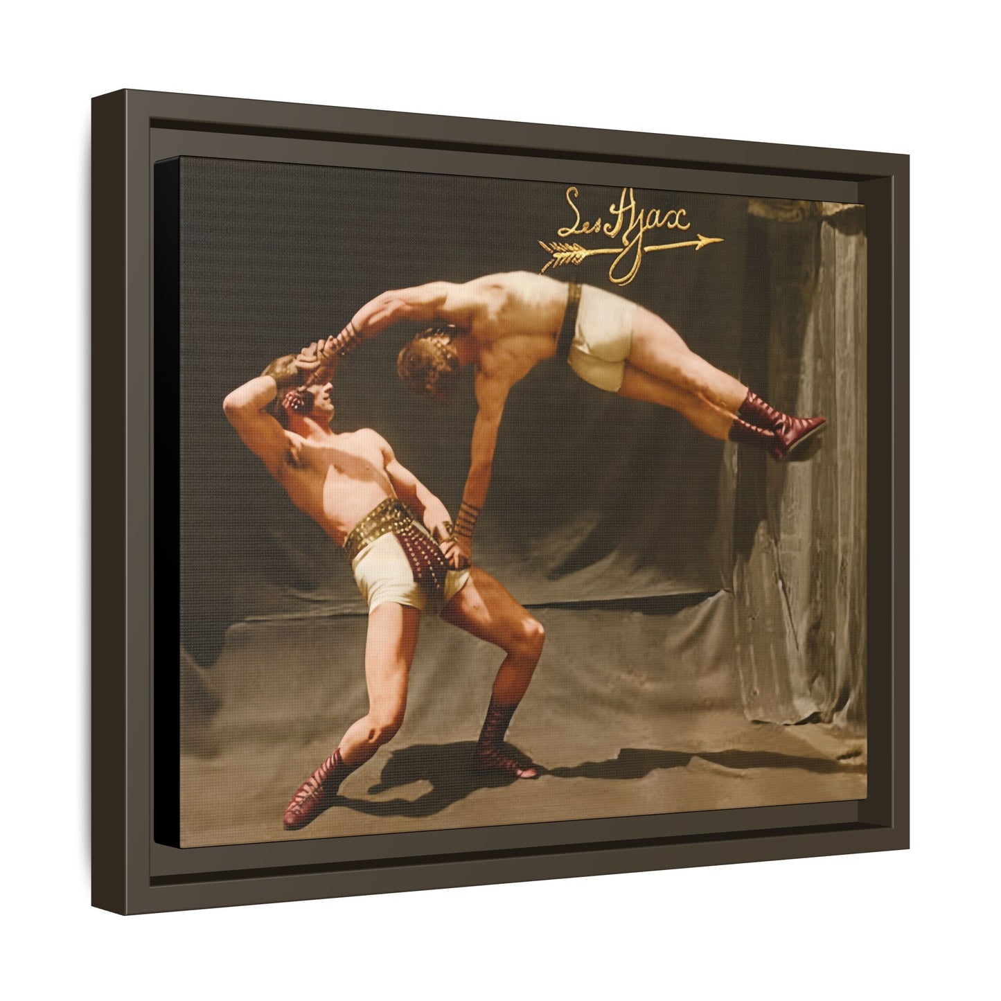 athlétisme 013 | Framed Vintage Photo - Matte Canvas