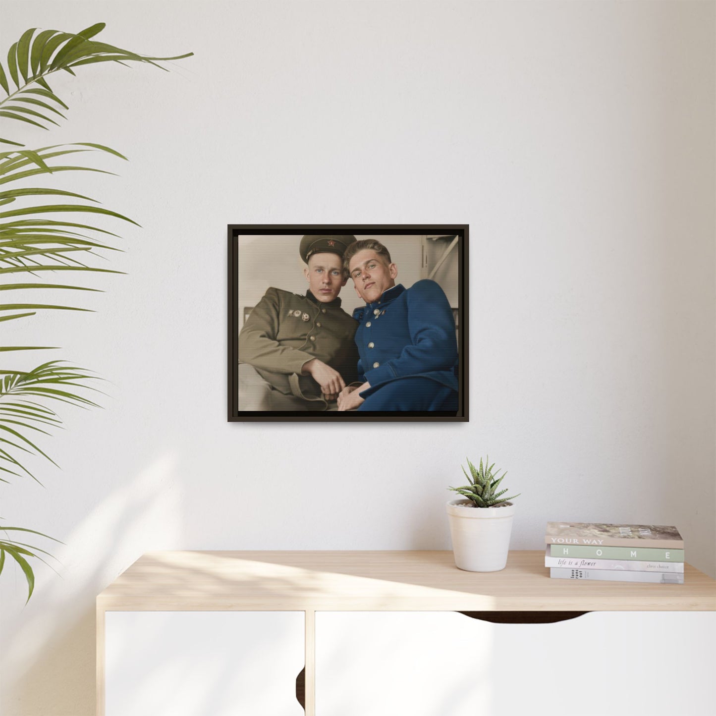 paire 007 | Framed Vintage Photo - Matte Canvas