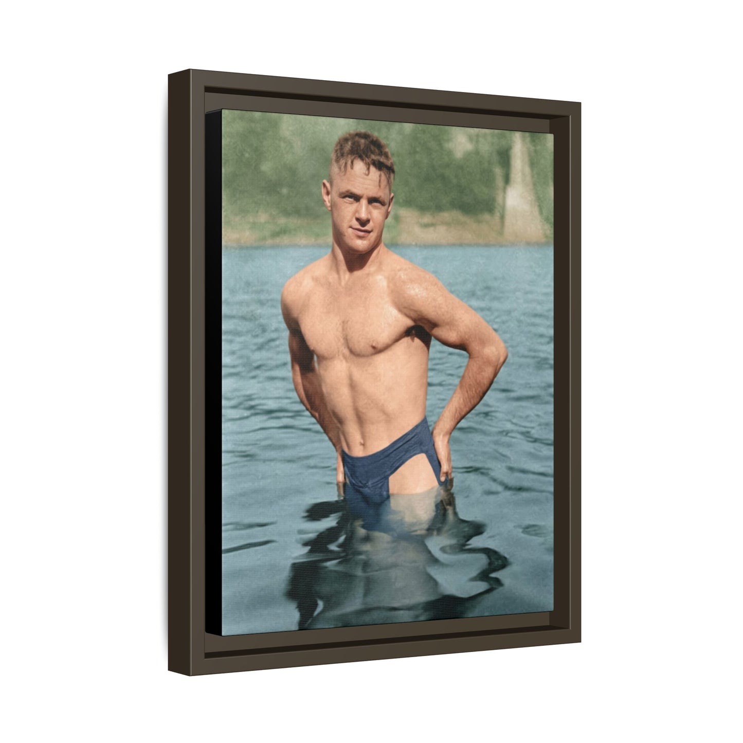 nager 027 | Framed Vintage Photo - Matte Canvas