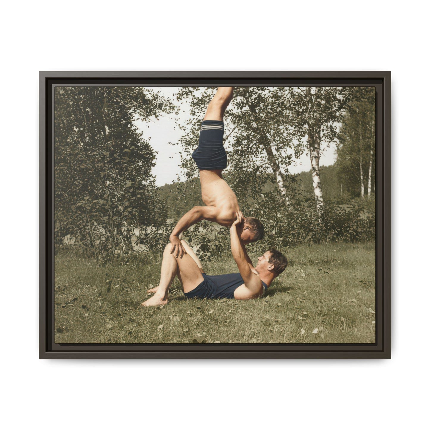 nager 017 | Framed Vintage Photo - Matte Canvas
