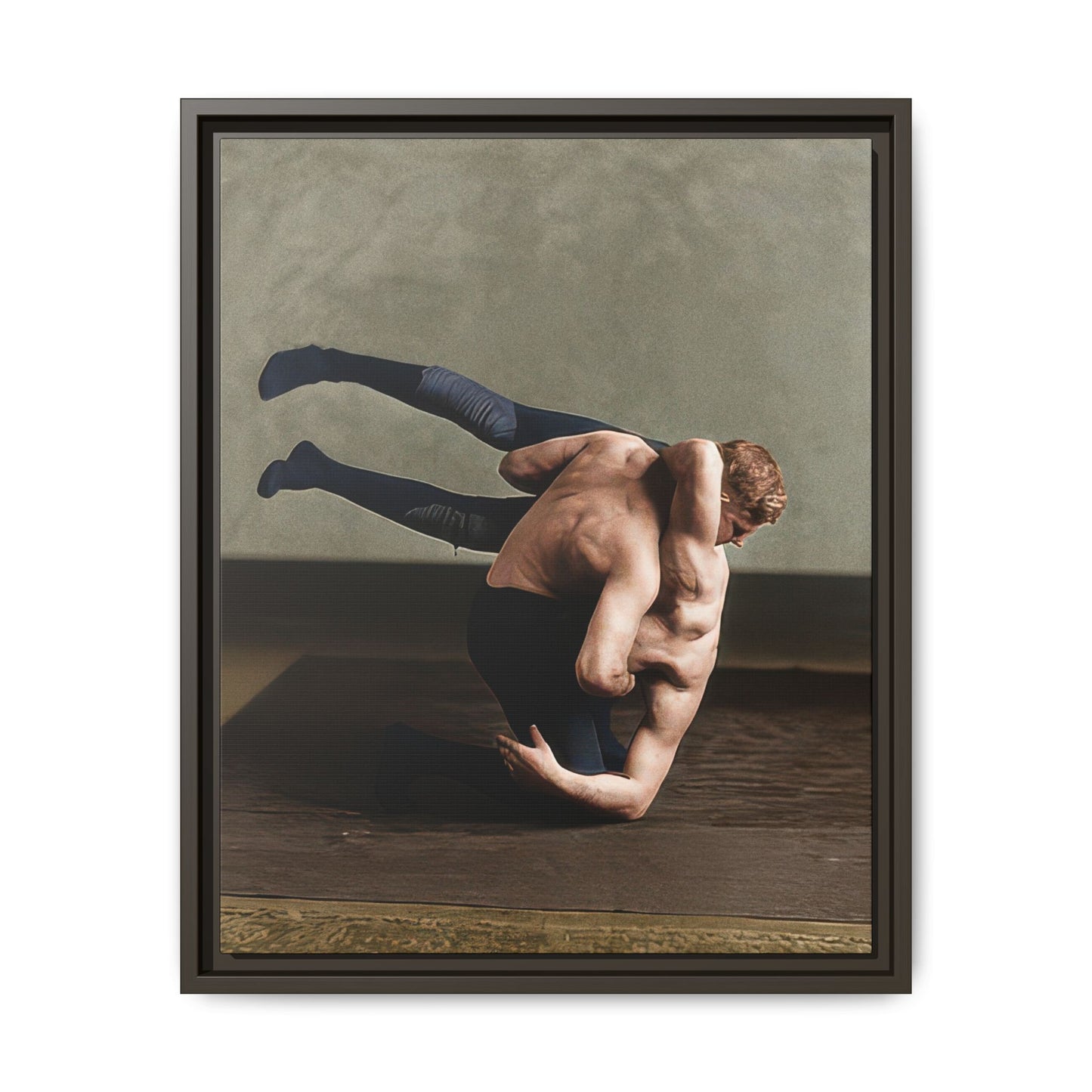 athlétisme 026 | Framed Vintage Photo - Matte Canvas