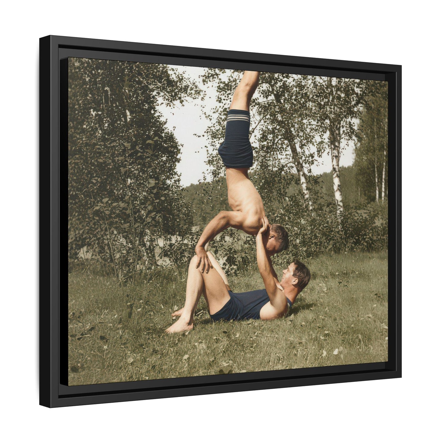 nager 017 | Framed Vintage Photo - Matte Canvas