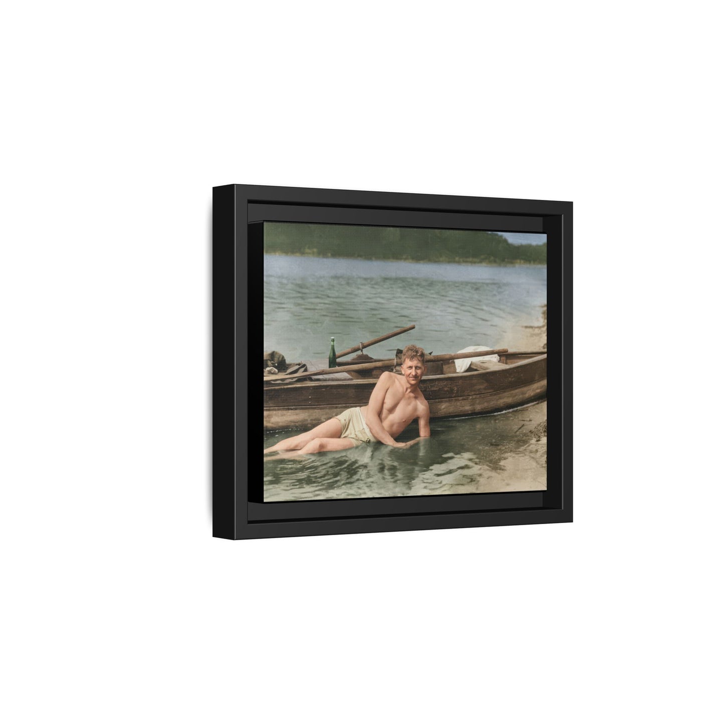 nager 013 | Framed Vintage Photo - Matte Canvas