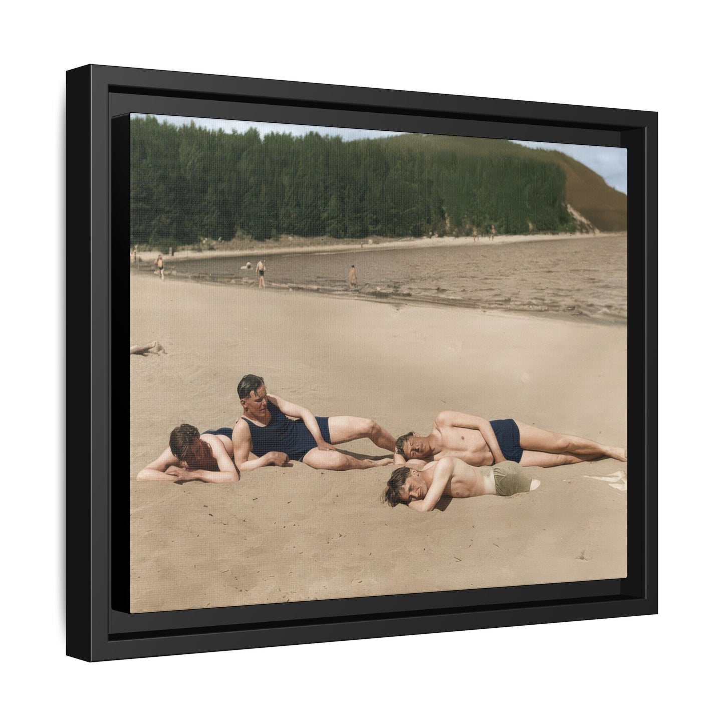 nager 026 | Framed Vintage Photo - Matte Canvas
