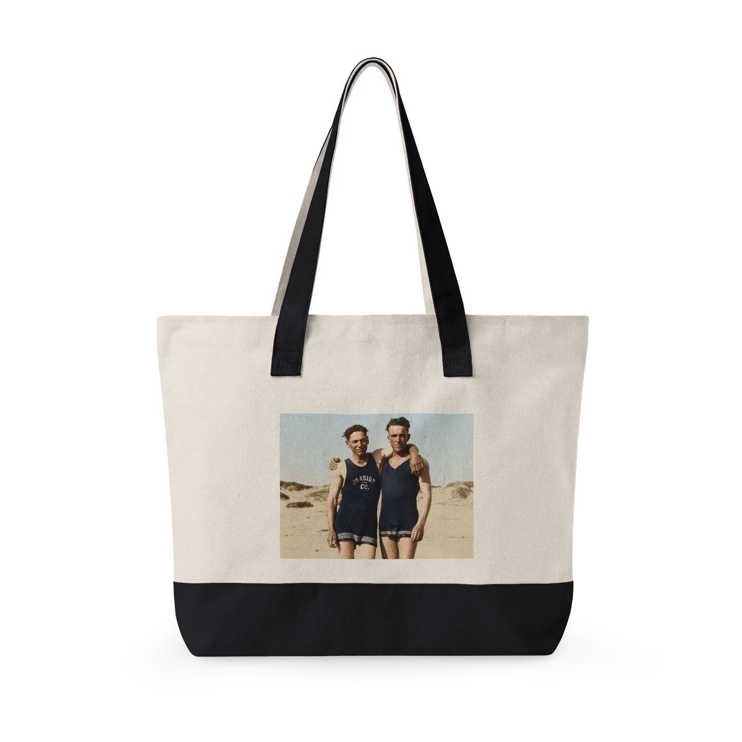 Beach Day Zippered Canvas Tote | nager 035