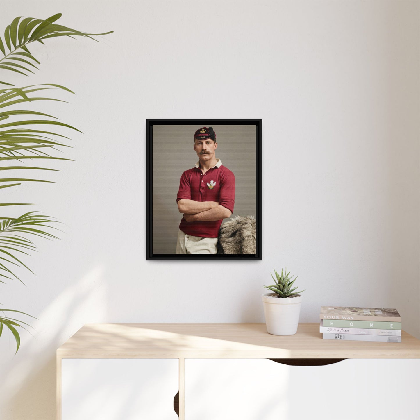 athlétisme 021 | Framed Vintage Photo - Matte Canvas