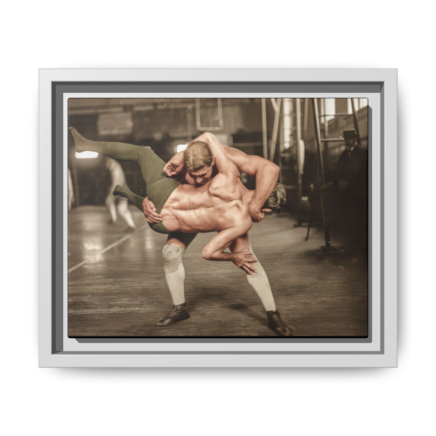 athlétisme 006 | Framed Vintage Photo - Matte Canvas