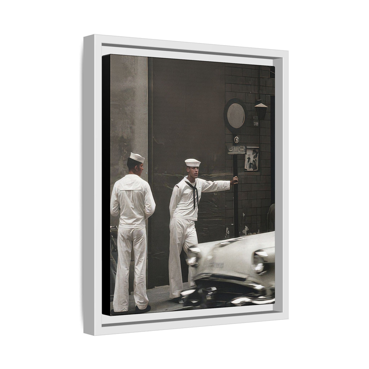 paire 151 | Framed Vintage Photo - Matte Canvas