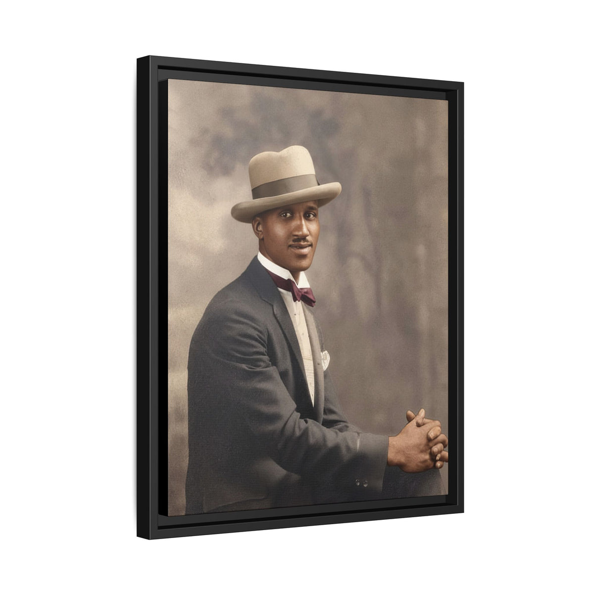 celibataire 004 | Framed Vintage Photo - Matte Canvas