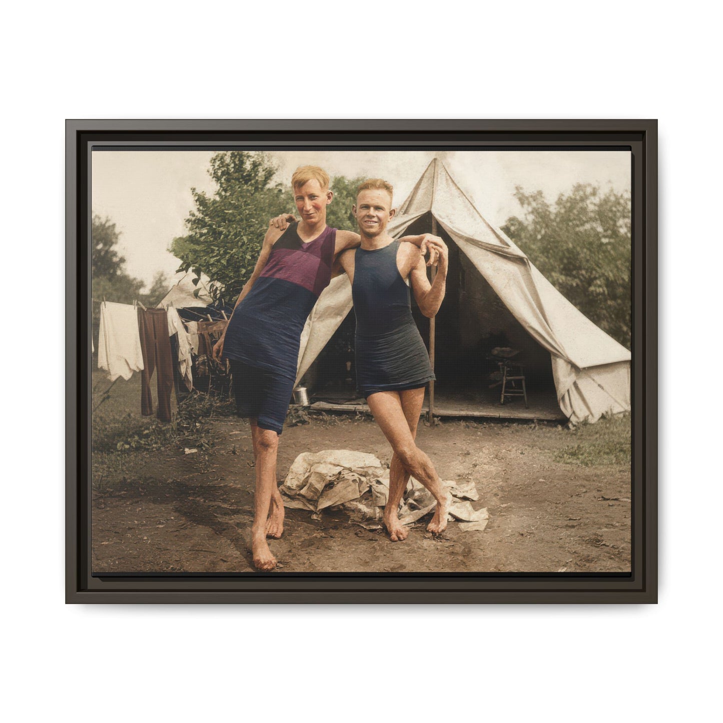 nager 040 | Framed Vintage Photo - Matte Canvas