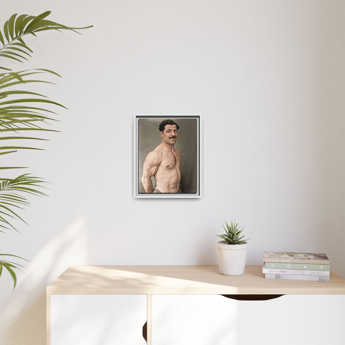 athlétisme 024 | Framed Vintage Photo - Matte Canvas