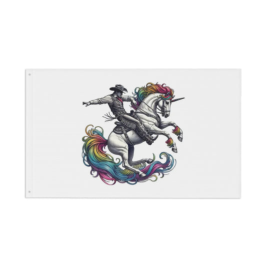 Rainbow Riders Flag | Celebrate Diversity and School Spirit | 3 x 5 Three-Layer Outdoor Decor Flags Double Sided