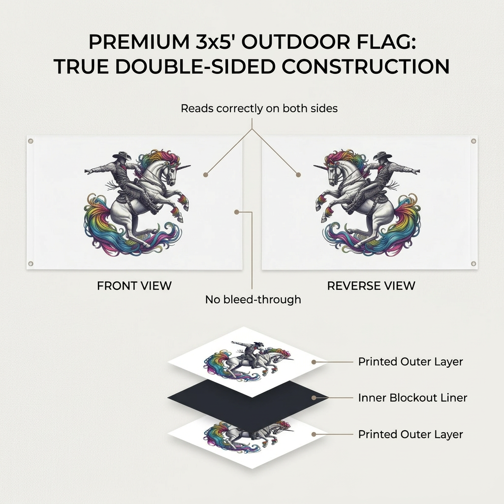 Rainbow Riders LGBTQ+ Flag | Queer Pride Unicorn & Rider