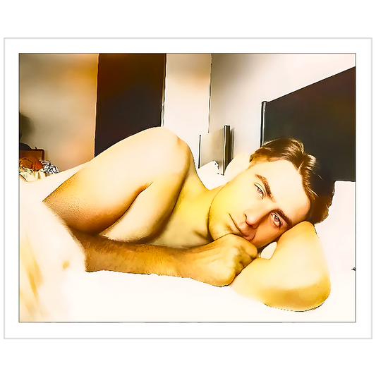 celibataire 011 | Giclee Artist Print Gay Vintage Affectionate Male Bedroom Boyfriend Love Photo