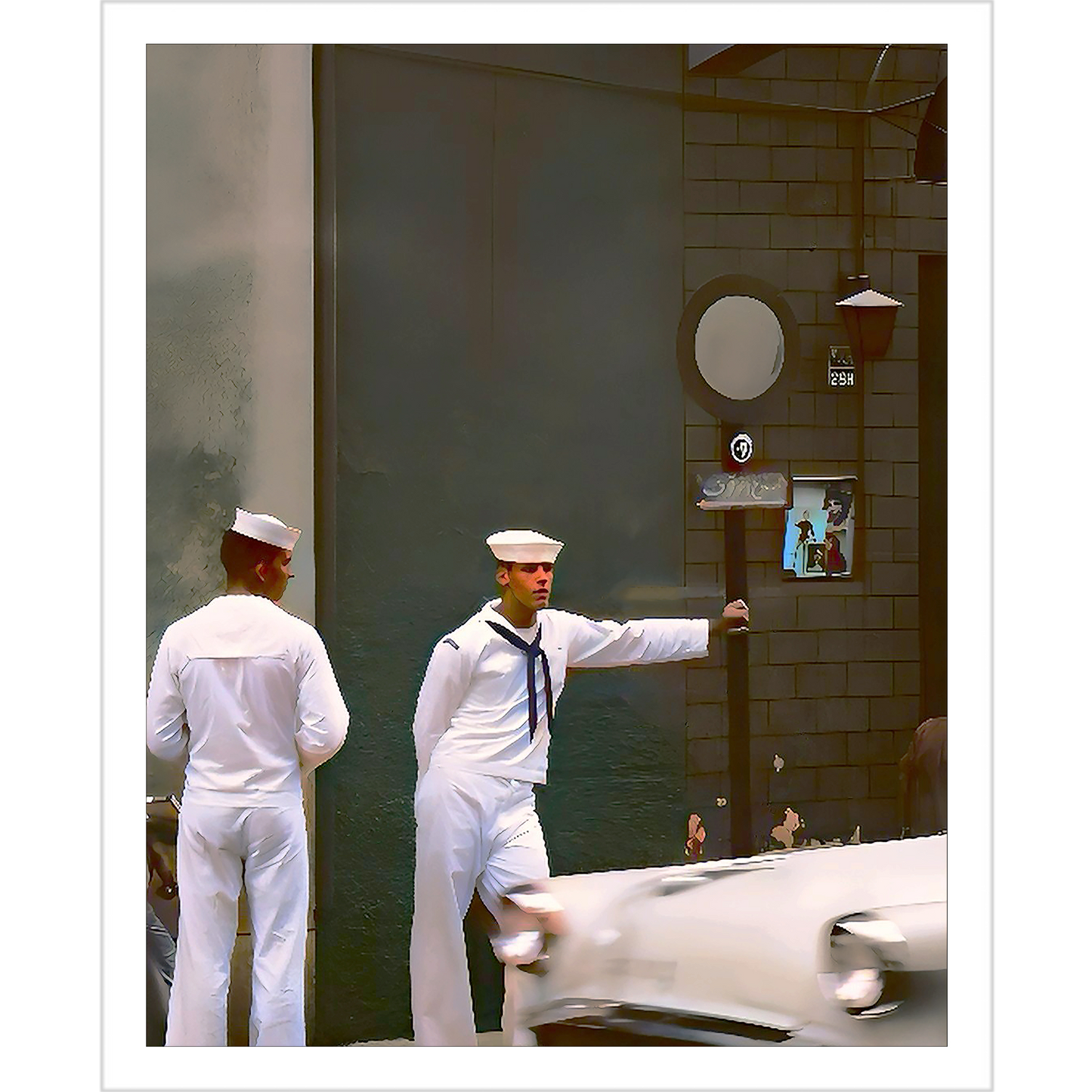 hommes 012 | Giclee Artist Print Vintage Affectionate Men Boystown Chicago Eagle Bar Sailor Uniform