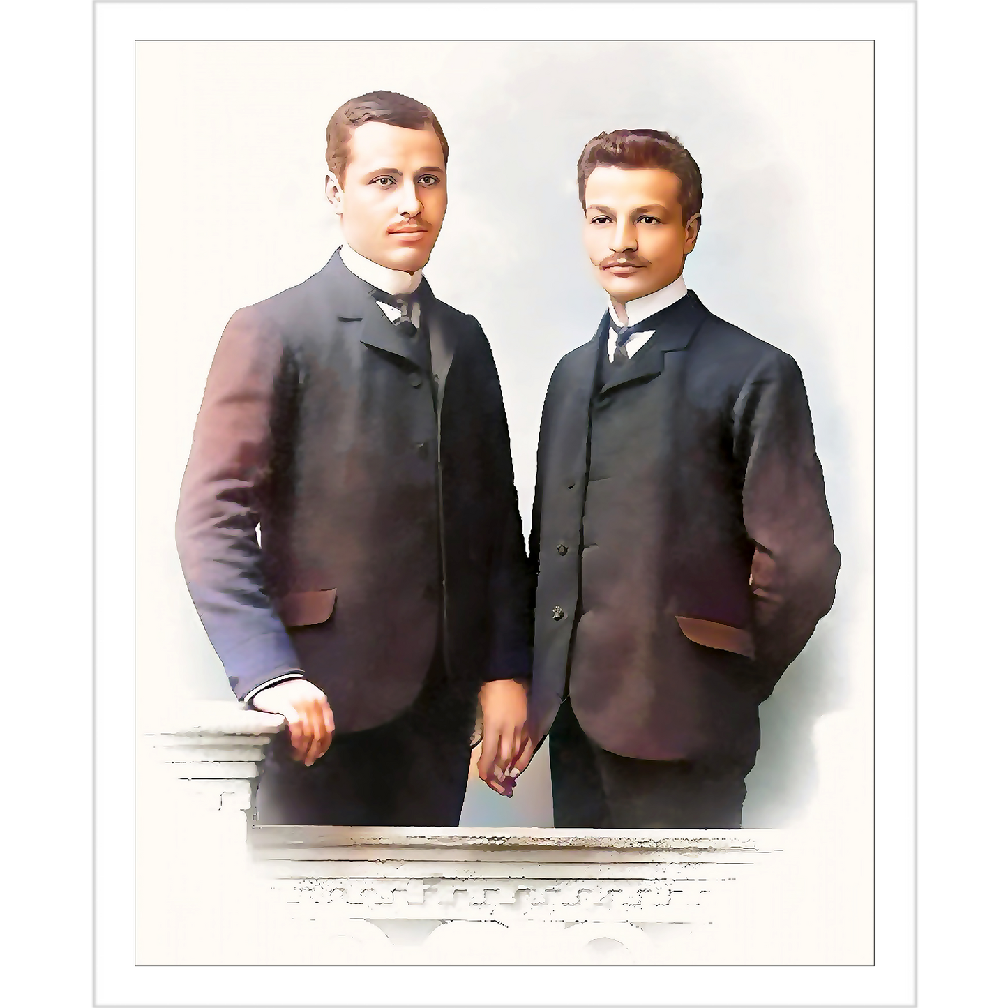 paire 012 | Giclee Artist Print Gay Vintage Engagement Photo Queer France LGBTQ Wedding