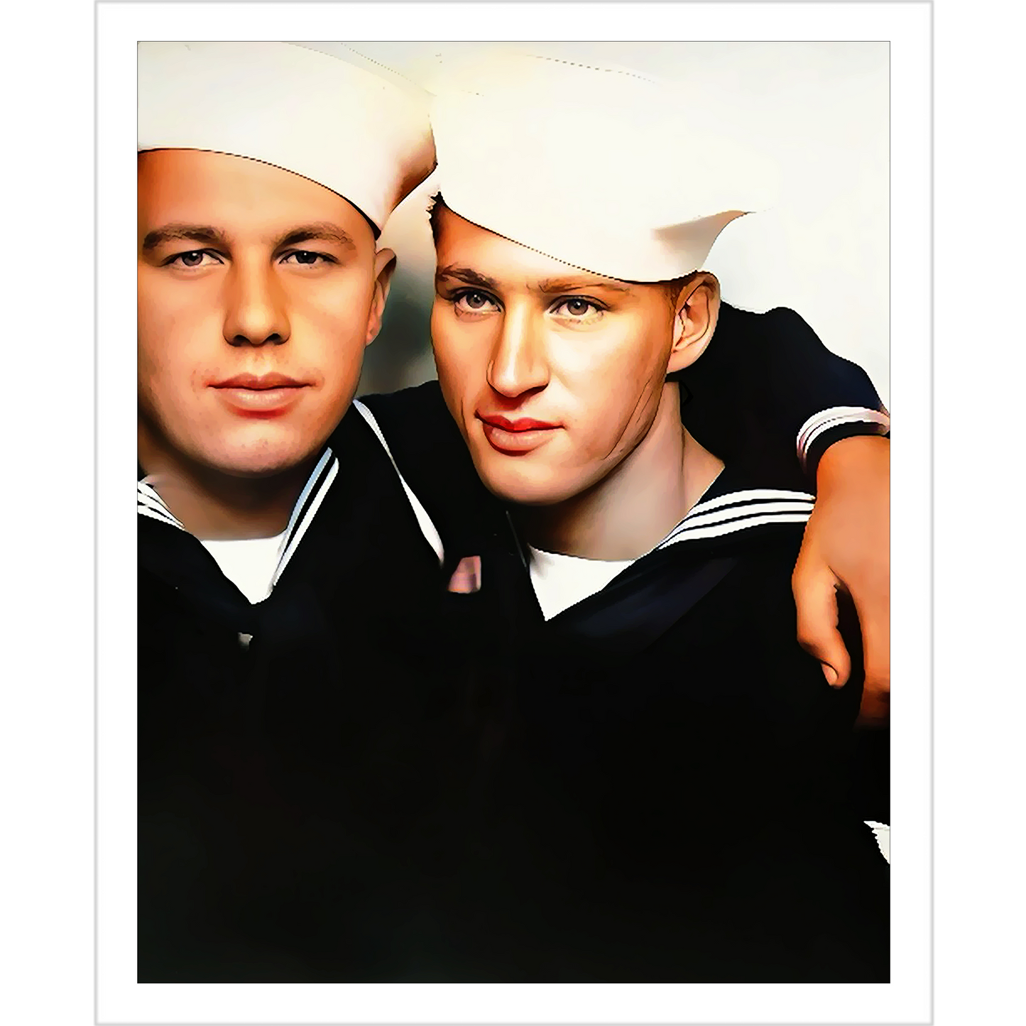 paire 078 | Giclee Artist Print Gay Boston Sailor Photobooth Vintage Affectionate Men Queer LGBTQ
