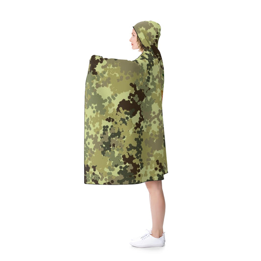 Camo & Buck Hooded Blanket Gay Pride Hunter Fishing Camping Queer LGBT Dad Uncle Gift Present